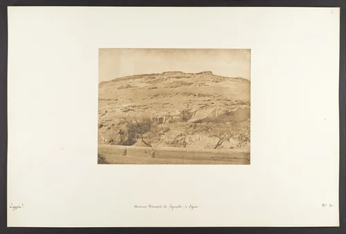 Ancienne Nécropole de Lycopolis, à Syout by Maxime Du Camp, photograph, 1849-1850