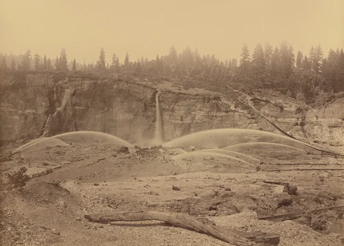 Malakoff Diggins, North Bloomfield, Nevada County by Carleton E. Watkins, photograph, 1871