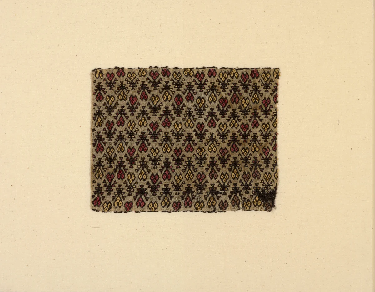 Fragment by Chancay, textile, 1000-1476