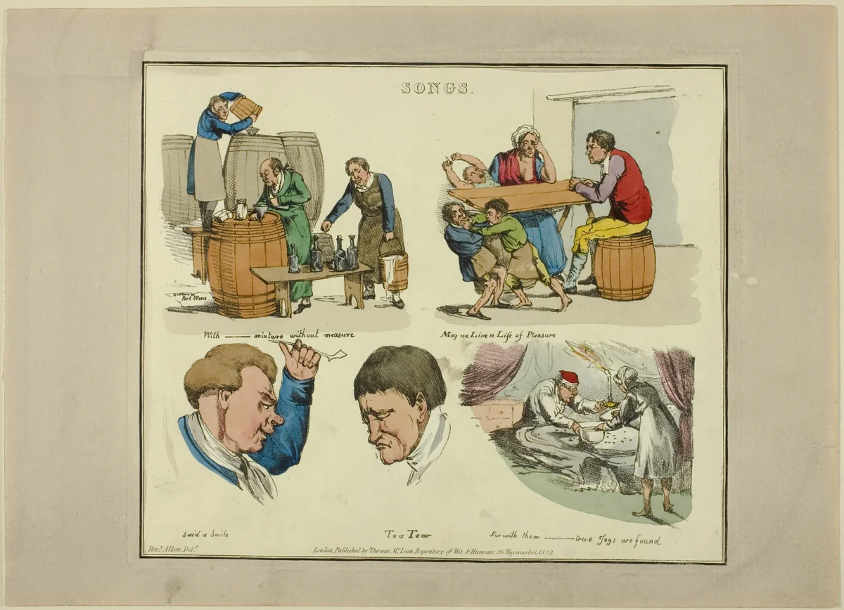 Plate from Illustrations to Popular Songs by Henry Alken, print, 1822