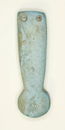 Amulet of a Menat Counterpoise by Egyptian, metalwork, -1550--1295