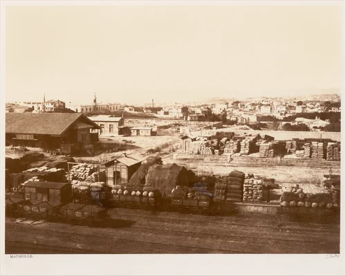 Marseille by Edouard Baldus, photograph, 1856-1860