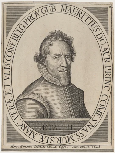 Maurice, Prince of Orange by Hendrik Hondius I, print, 1608