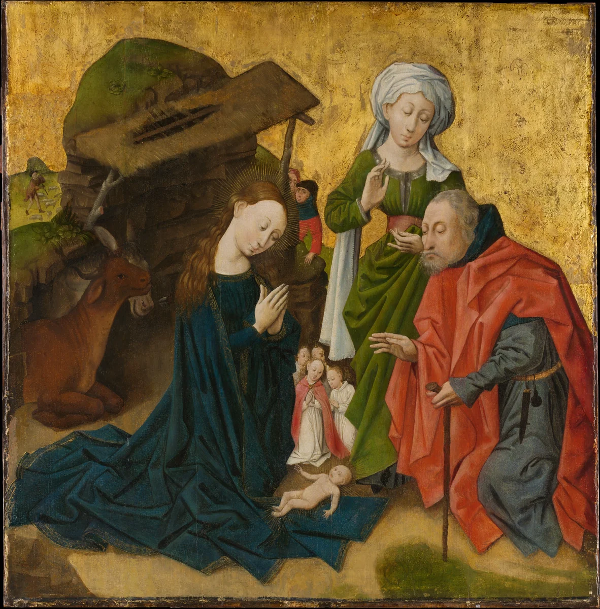 The Nativity by South Netherlandish Painter, painting, 1455-1465