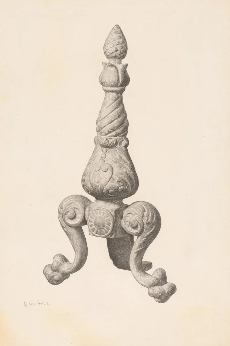 Fire Dog by Maurice Van Felix, index of american design, 1940