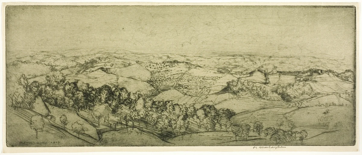 The Billows by Donald Shaw MacLaughlan, print, 1909