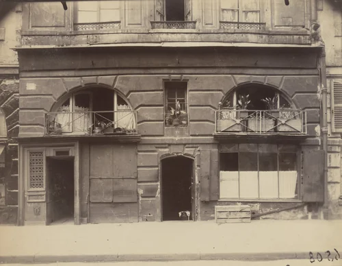 Boutique. Place Dauphine by Eugène Atget, photograph, 1924