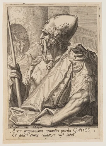 Gad, from The Twelve Sons of Jacob by Jacques de Gheyn II, print, 1584-1594