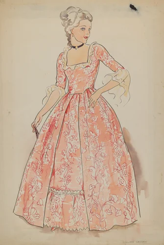 Dress by Lillian Causey, index of american design, 1936