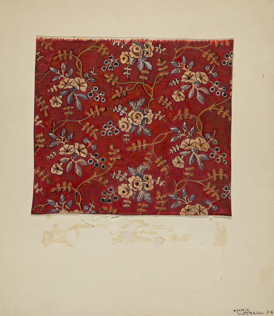 Calico by Marie Lutrell, index of american design, 1938