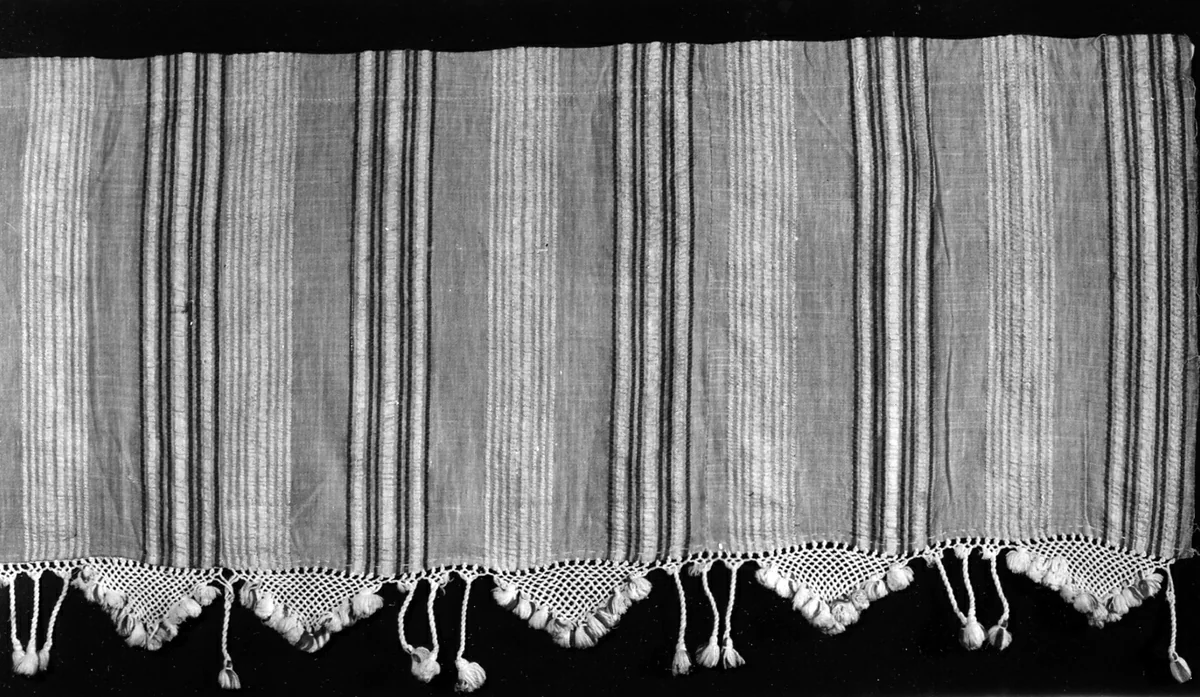 Bed Valance by United States, textile, 1875-1900