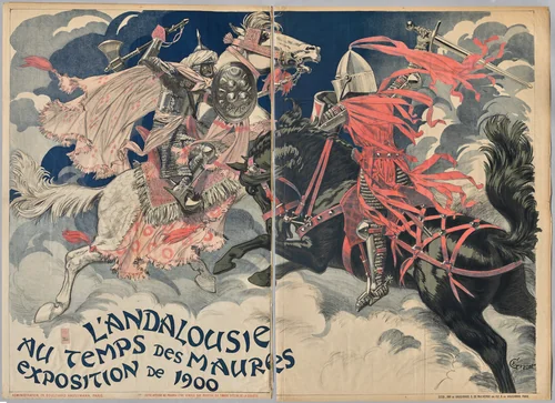 Andalusia at the Time of the Moors by Eugène Grasset, print, 1895-1905