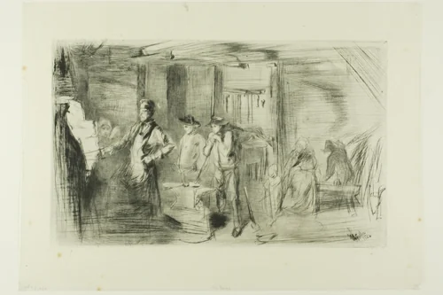 The Forge by James McNeill Whistler, print, 1861