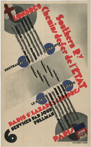 Southern ry Chemins de fer de l'Etat by Roger de Valerio, design