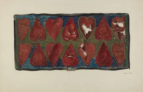 Hooked Rug by James H.C. Vail, index of american design, 1938