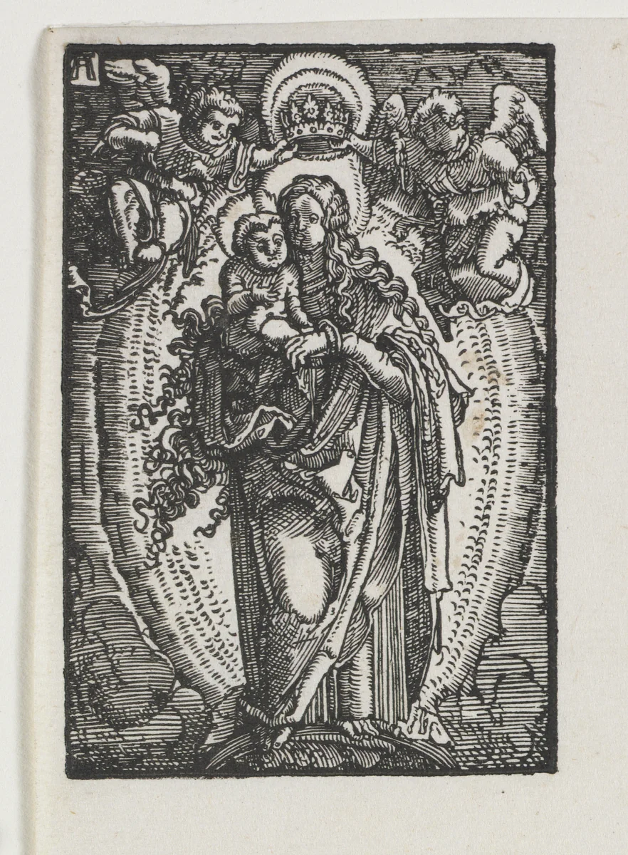The Fall and Redemption of Man: The Virgin as Queen of Heaven by Albrecht Altdorfer, print, 1508-1518
