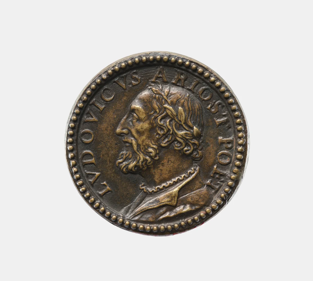 Lodovico Ariosto 1474-1533, poet by Pastorino di Giovan Michele, metalwork, 1508-1592