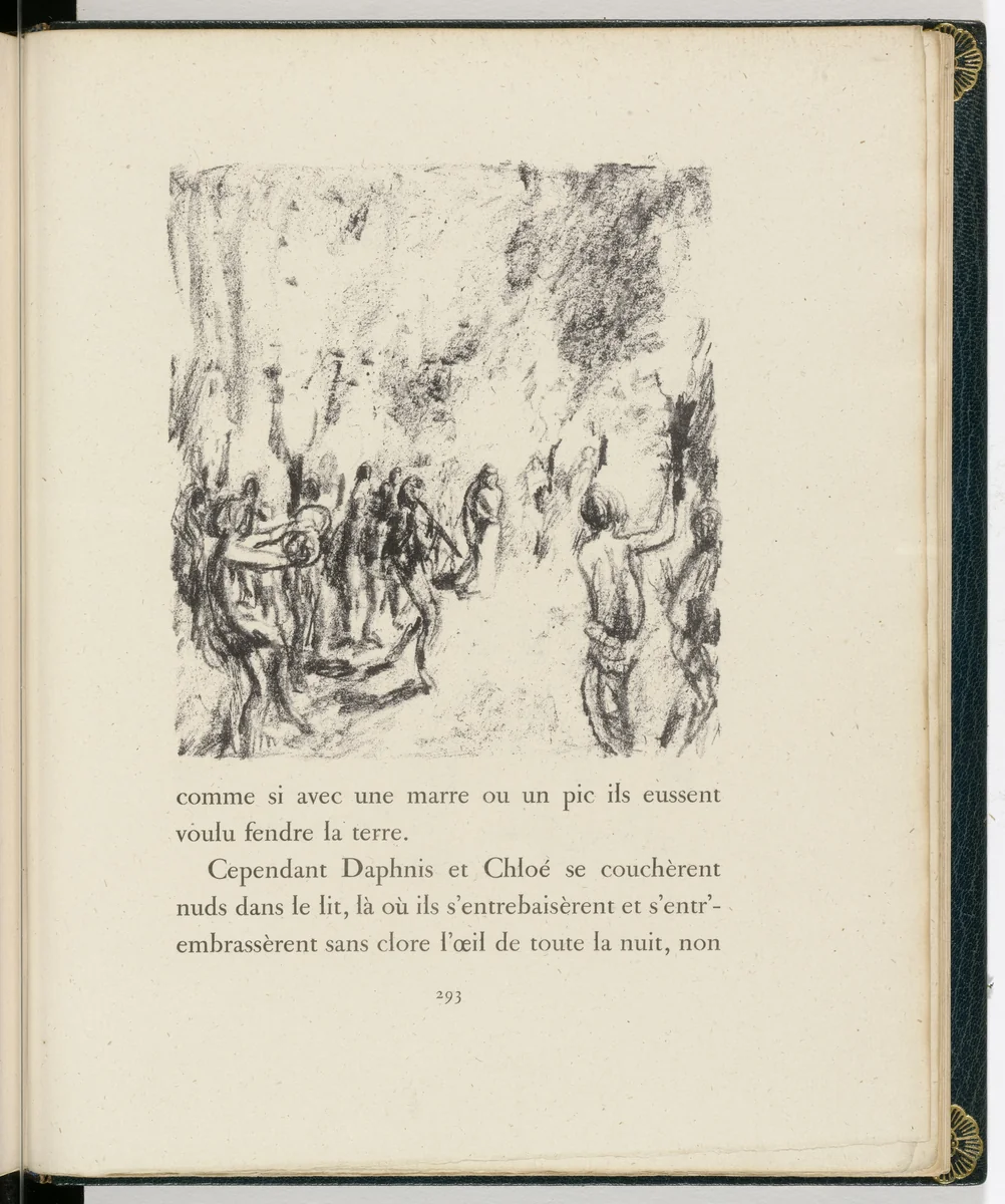 In-text plate (page 293) from Daphnis et Chloé by Pierre Bonnard, illustrated book, 1902