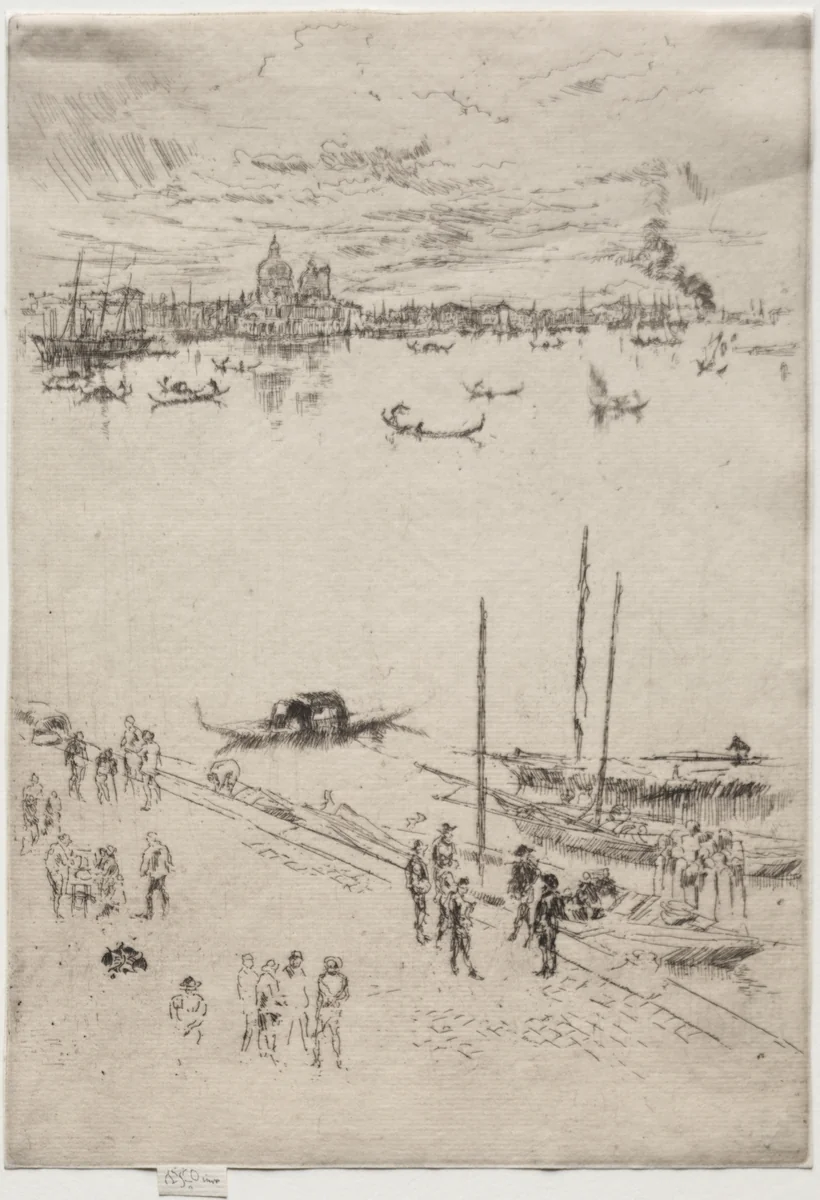 Upright Venice by James McNeill Whistler, print, 1879-1880