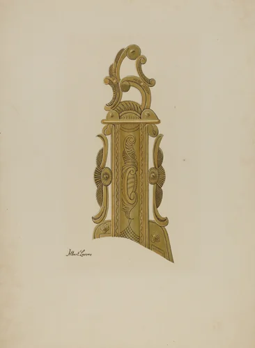 Rifle Patchbox by Albert Levone, index of american design, 1935-1942