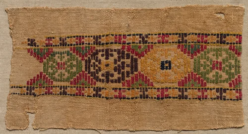 Fragment, Probably a Border from a Large Panel by Unknown, textile, 500-599