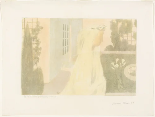 Life Becomes Precious, Discreet, plate eleven from Love by Maurice Denis, print, 1898-1899
