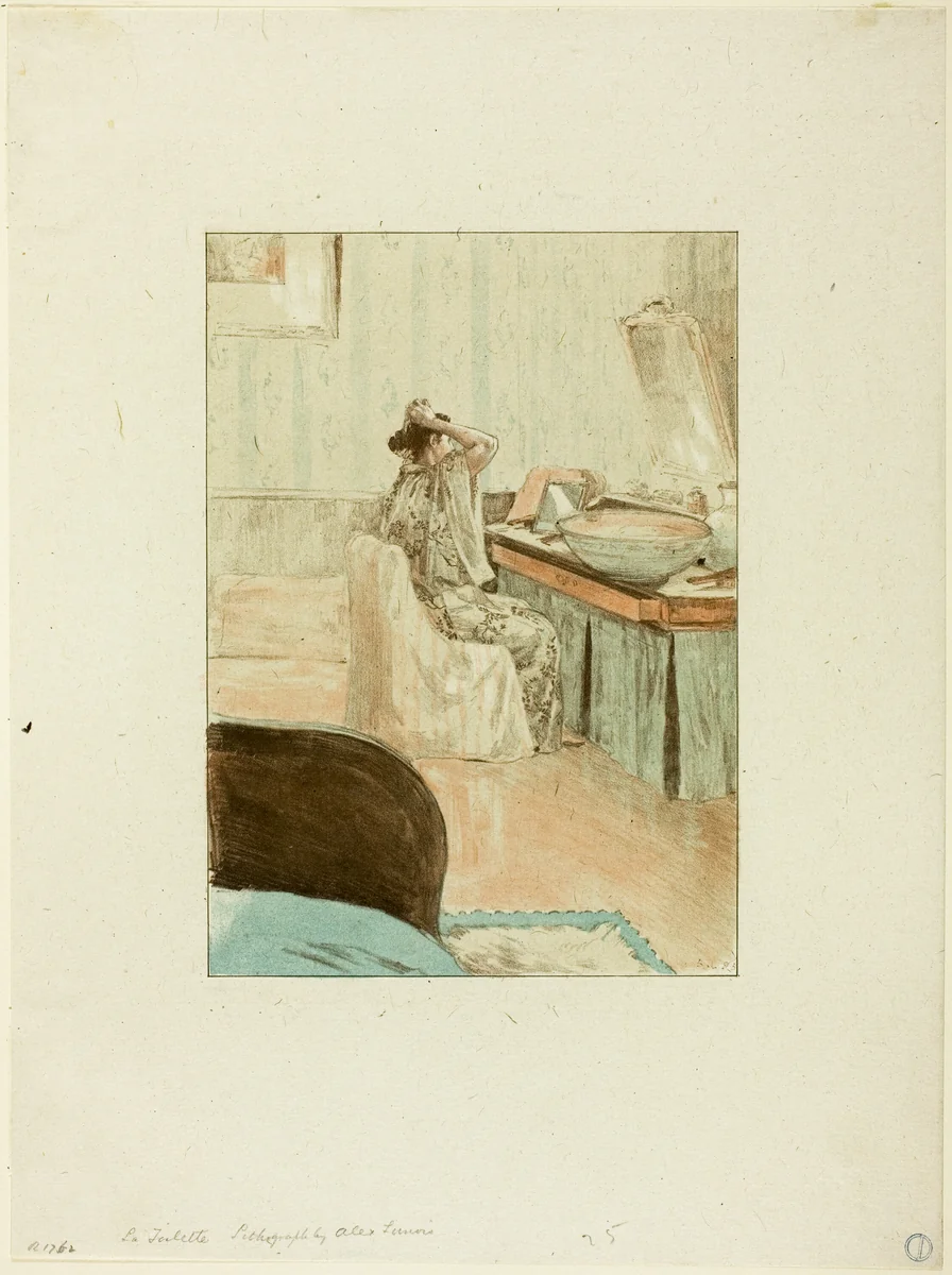 La Toilette by Alexandre Lunois, print, 1892-1893
