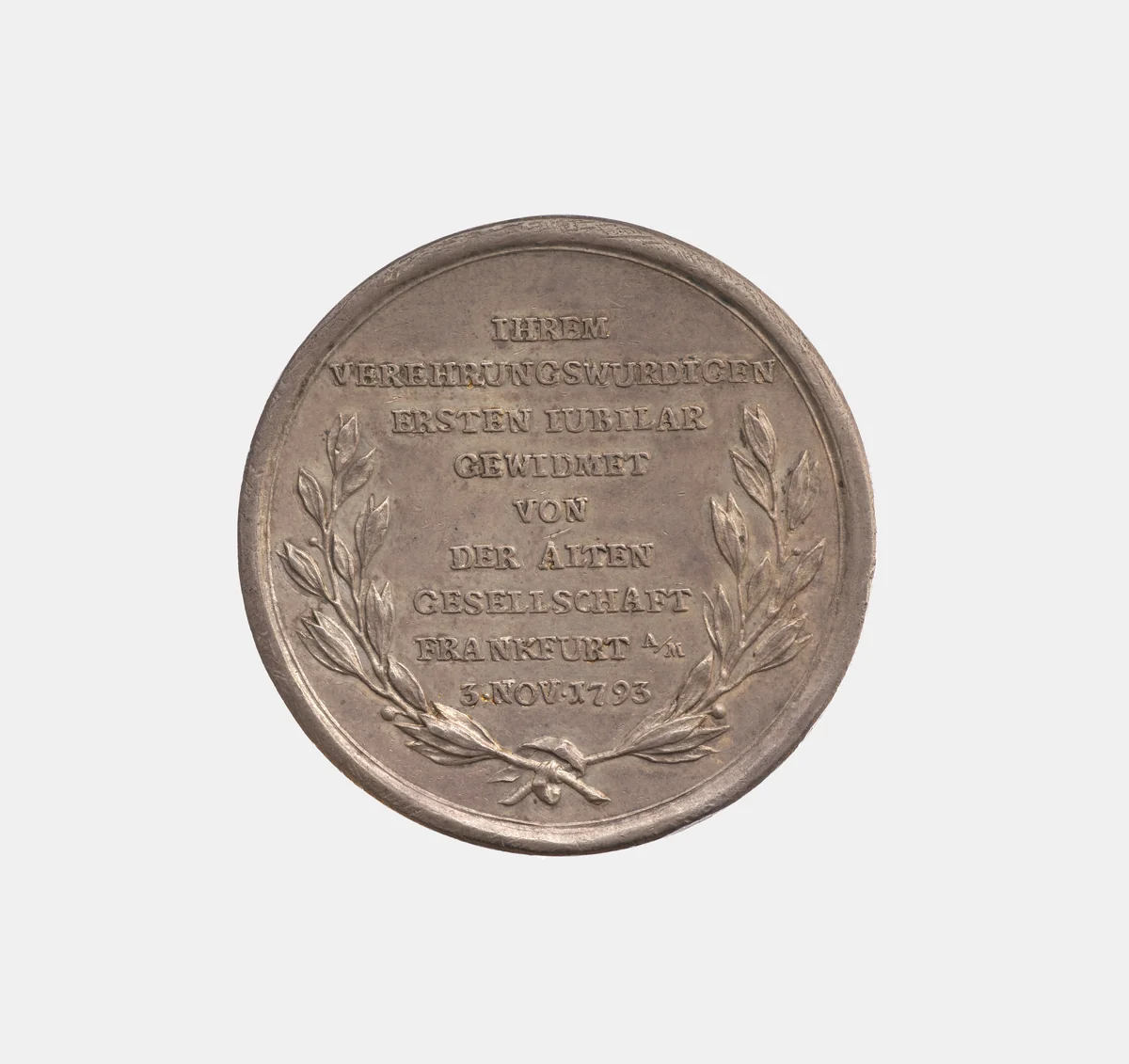 Johann Philip Bethmann by Johann Heinrich Boltschauser, metalwork, 1793