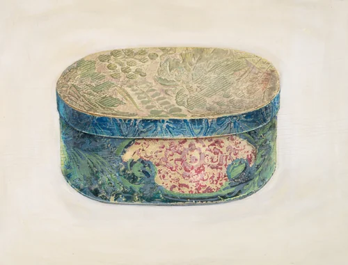 Toilette Box by John Cutting, index of american design, 1940