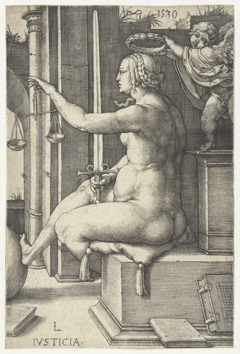Rechtvaardigheid by Unknown, print, 1530