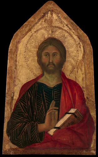 Christ Blessing by Segna di Buonaventura, painting, 1306-1316