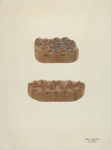 Printing Blocks by Paul Kelly, index of american design, 1939