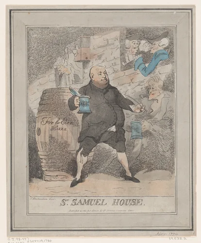 Sr. Samuel House by Thomas Rowlandson, print, 1780-1791
