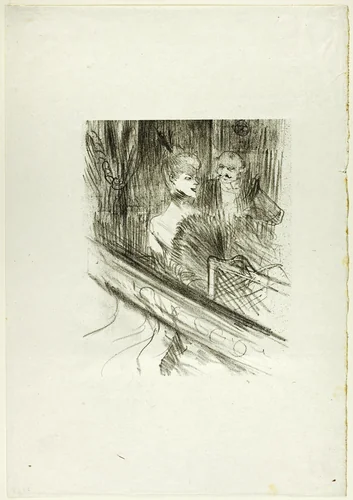 Baron Moïse, the Box, from Au Pied du Sinaï by Henri de Toulouse-Lautrec, print, 1897