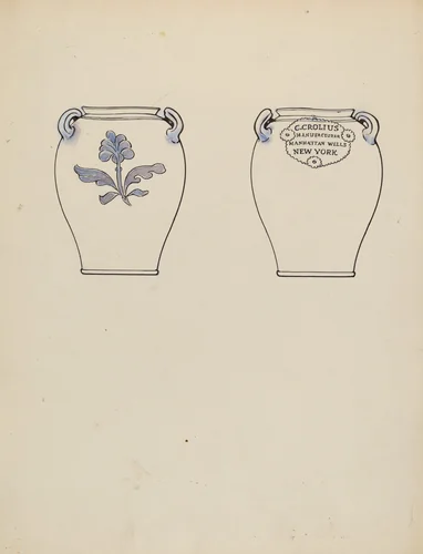 Jar by Charles Caseau, index of american design, 1936