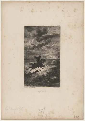 Un Chemin de Perdition (Road to Perdition) by Félix-Hilaire Buhot, print, 1847-1898