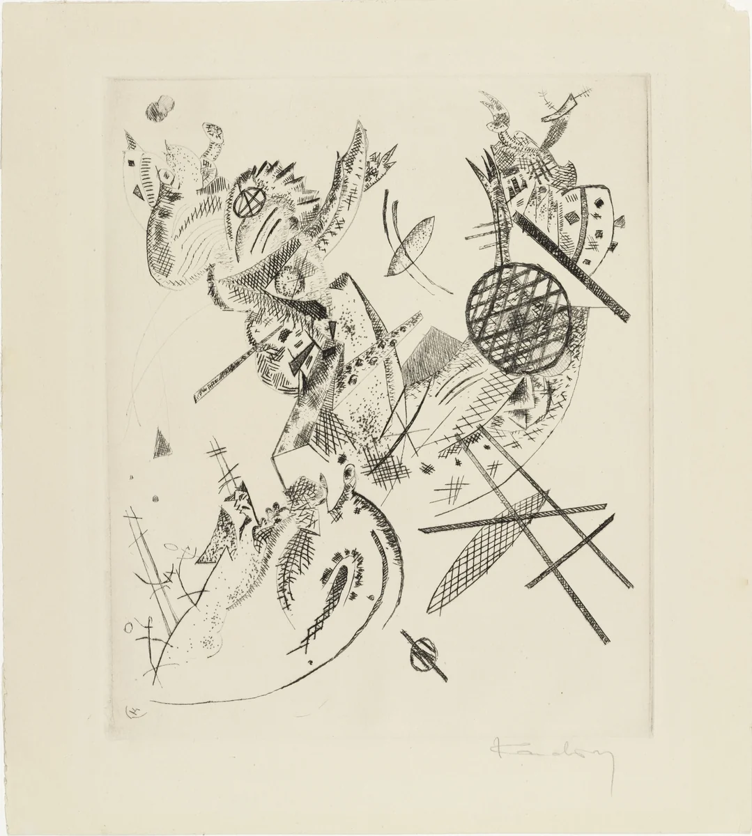 Small Worlds XII (Kleine Welten XII) from Smalls Worlds (Kleine Welten) by Wassily Kandinsky, print, 1922