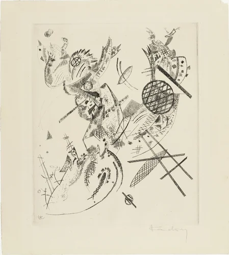 Small Worlds XII (Kleine Welten XII) from Smalls Worlds (Kleine Welten) by Wassily Kandinsky, print, 1922