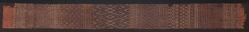 Ceremonial Textile (mbesa tali tau batu or pewo) by Rongkong people, textile, 1701-1900