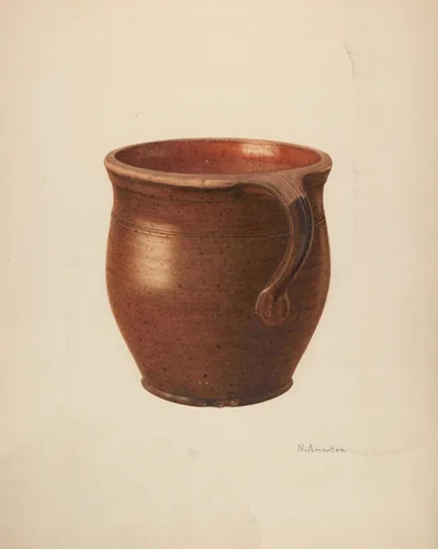 Apple Butter Pot by Nicholas Amantea, index of american design, 1935-1942