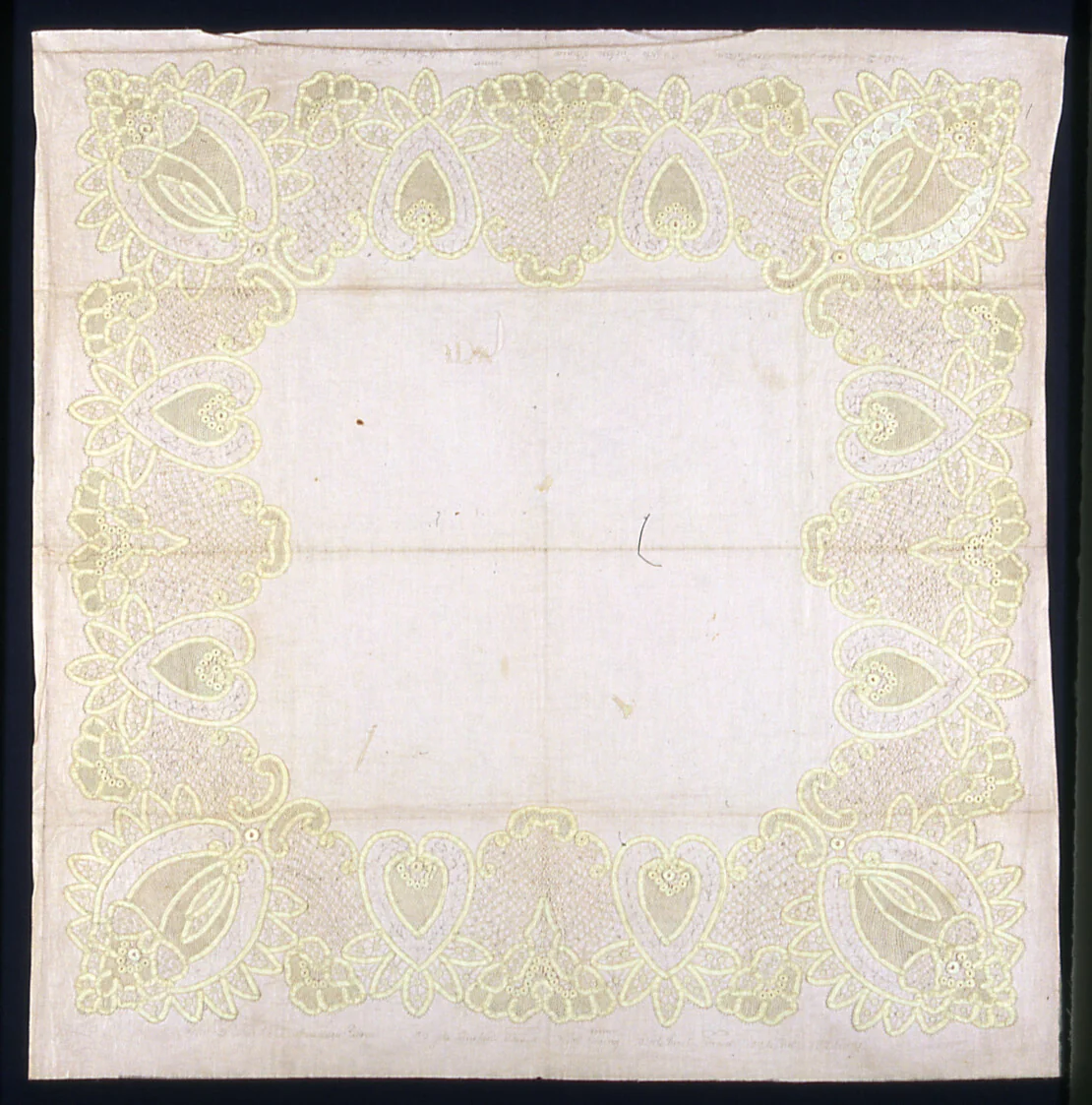 Border (For Table Cover) by England or United States, textile, 1875-1900