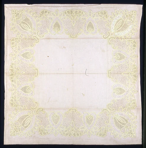 Border (For Table Cover) by England or United States, textile, 1875-1900
