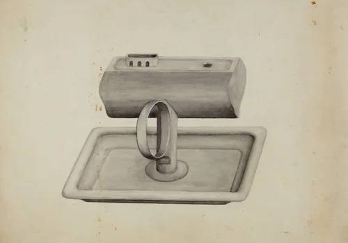 Lamp by American 20th Century, index of american design, 1935-1942