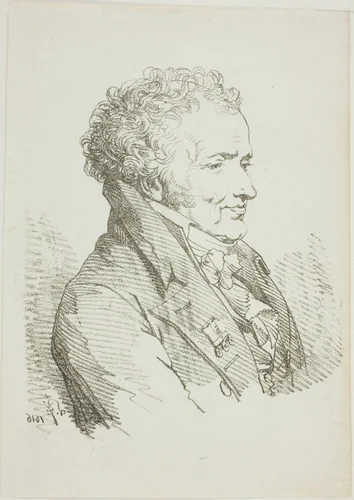 Portrait of Vivant-Denon by L. F. Laurent, print, 1816