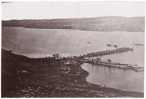 Aquia Creek Landing by Alexander Gardner, photograph, 1863