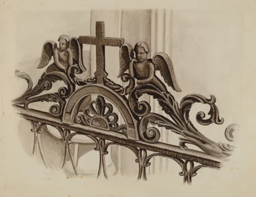 Cast Iron Ornament by Al Curry, index of american design, 1936