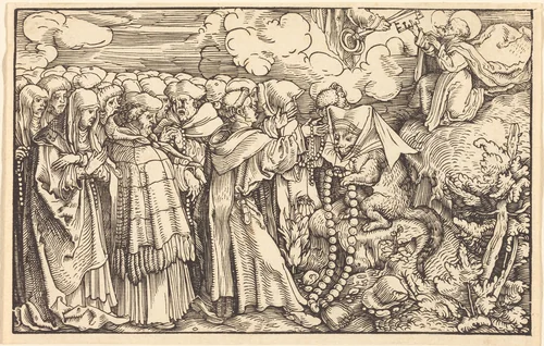 Allegory - Religious Frivolity by Hans Weiditz, print, 1500-1536