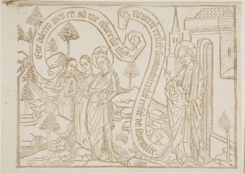 Page from the Canticum Canticorum (The Song of Solomon) by Unknown Artist, print, 1400-1500