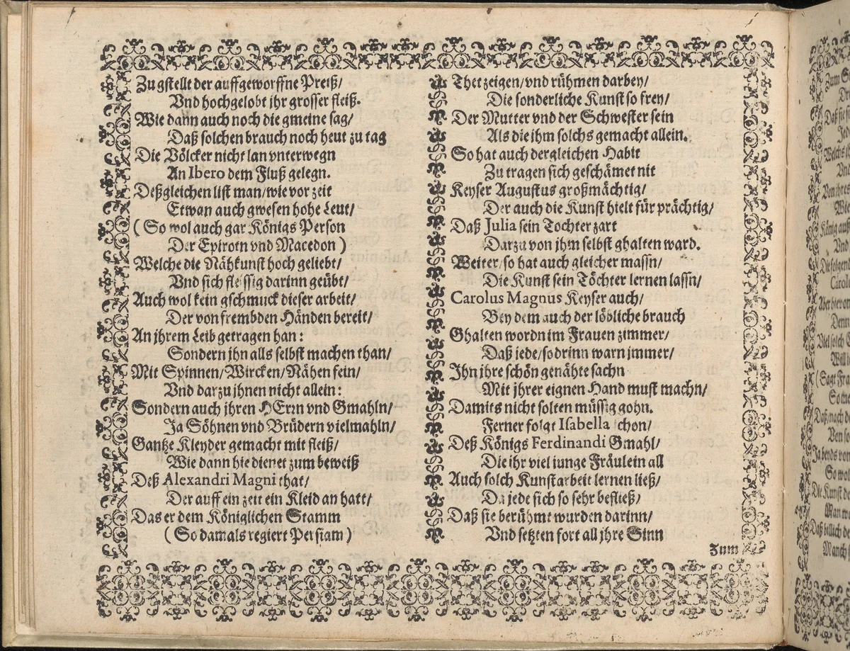 Newes Modelbuch in Kupffer (Page, 6v) by Johann Sibmacher, book, 1604