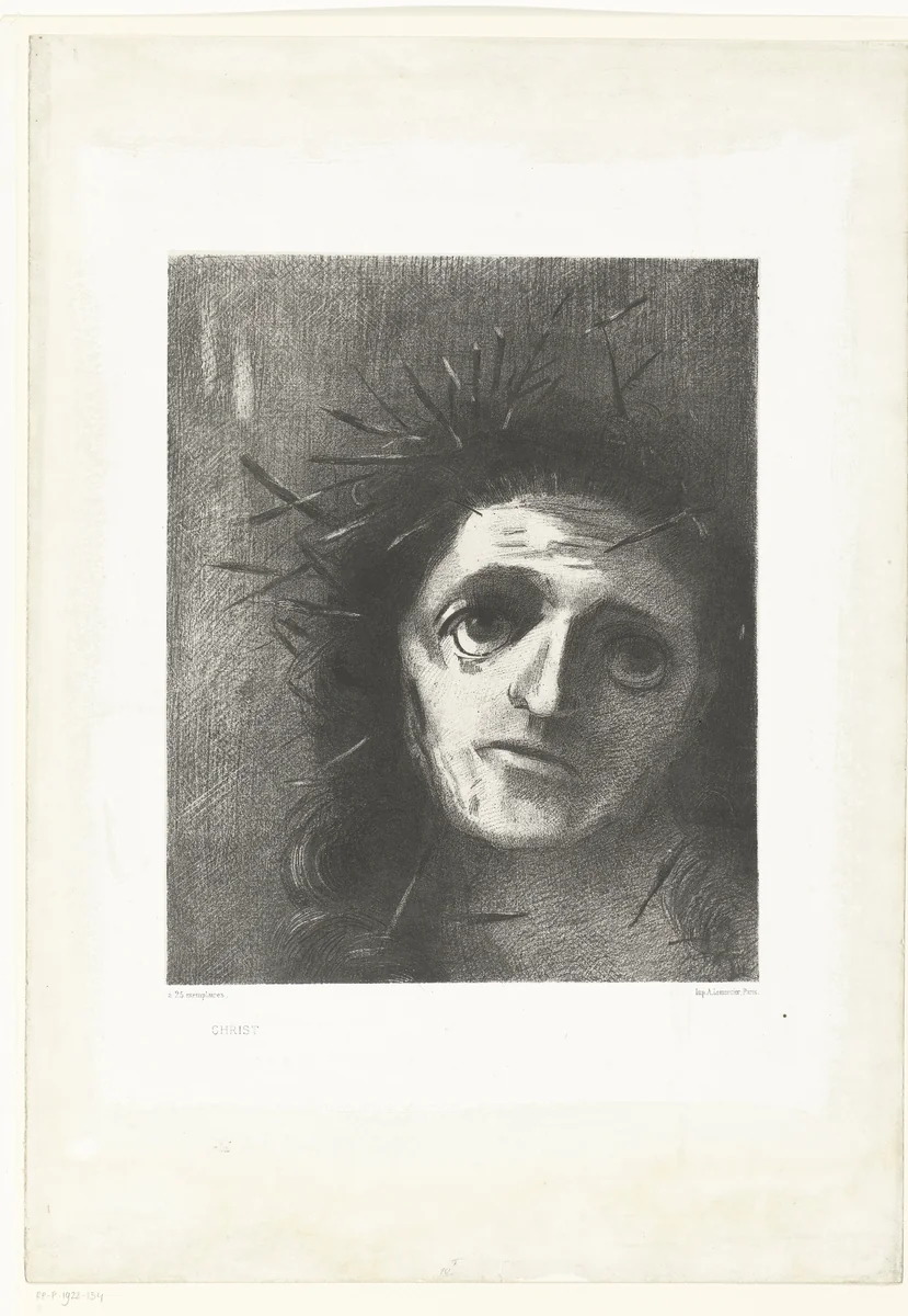 Christus by Odilon Redon, print, 1887